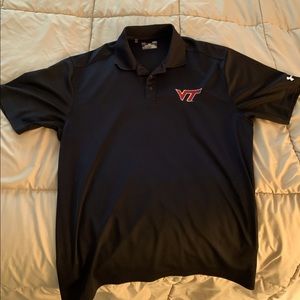 Virginia Tech Underarmour Polo Large